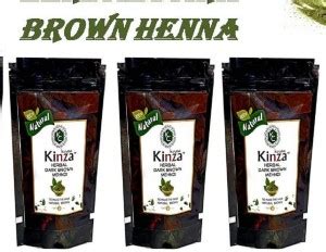 KINZA Herbal Dark Brown Henna Hair Dye Pack Of 6 ( 50 Gm Each) - Price ...
