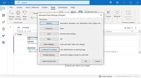 Image result for Conditional Formatting Emails Outlook
