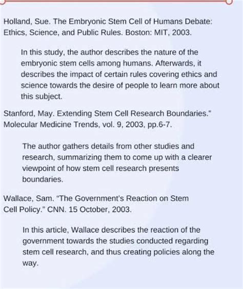 A sample of Bibleography - Brainly.in