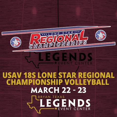 USAV 18's Lone Star Regionals Volleyball Tournament - Legends Event Center