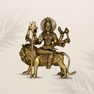Buy CraftVatika Shri Durga MATA Murti, Durga Maa Brass Idol, Shri ...