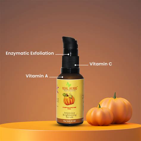 Pumpkin Enzyme Peel(Intensive Brightening Serum) – Real Herbs