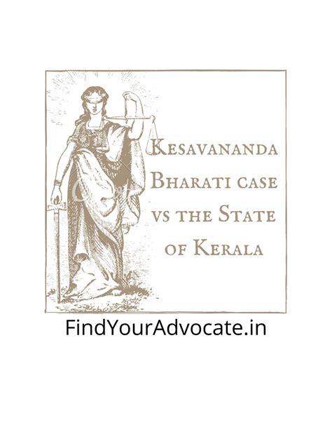 What is Kesavananda Bharati case vs State of Kerala - FindYourAdvocate