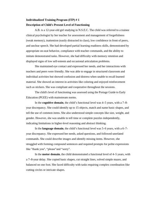 Image result for Individualized Training Program