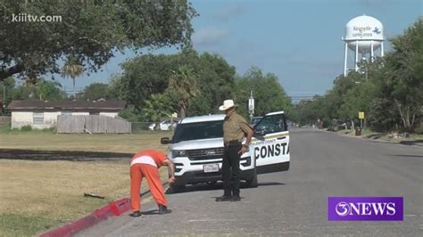 Kleberg County Jail Inmates help paint school crosswalks | kiiitv.com
