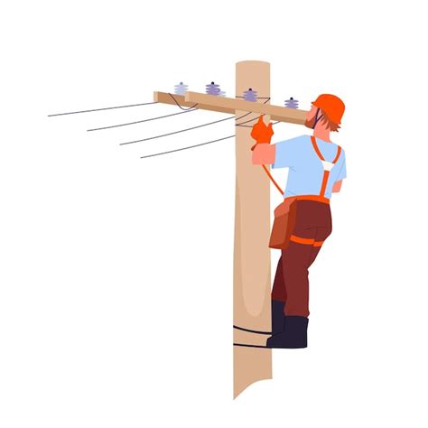 Outdoor electrical cables setup Vectors - Download Free High-Quality ...