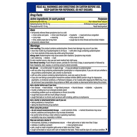 Theraflu Severe Cold & Cough Nighttime Hot Liquid Powder – CareSoul
