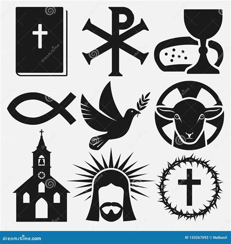 Christian Symbols Cartoon Vector | CartoonDealer.com #26249553
