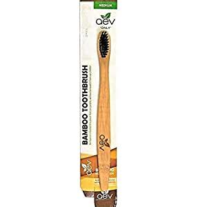 Buy AEV Earth Eco friendly Bamboo Toothbrush with Charcoal infused ...