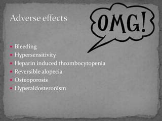 Image result for Heparin Problems