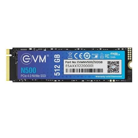 EVM 512GB Internal SSD - M.2 NVMe PCIe (2280) - High-Speed Performance ...