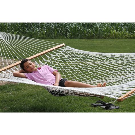TWOTREE HAMMOCKS | 4 Ft Wide x 11 Ft Overall Length |White Colour Poly ...