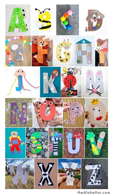 Alphabet Letter Craft For Preschoolers Uppercase Alphabet Activities
