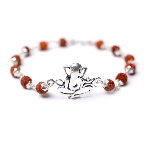 Hem Jewels® Silver Rakhi for Brother | Cute Ganesha| Symbolic Bracelet