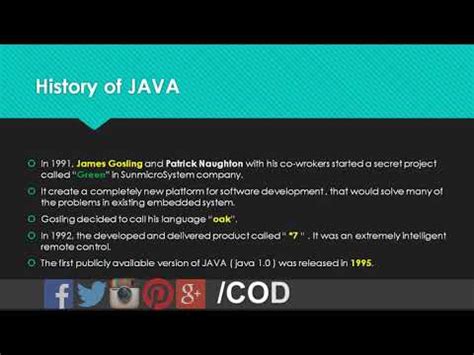 Introduction of JAVA - CODER BABA