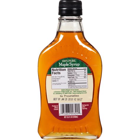 Maple Grove Farms 100% Pure Maple Syrup 8.5 fl oz | Shipt