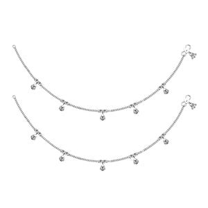 Buy Silver Anklets for Women & Girls Online at Best Prices | TrueSilver