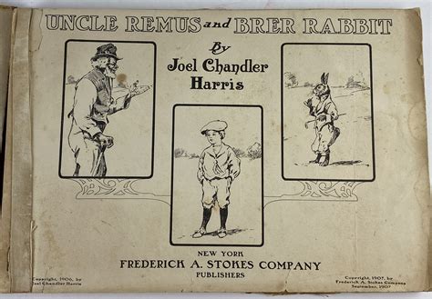 Uncle Remus and Brer Rabbit by Joel Chandler Harris: Fair Hardcover ...