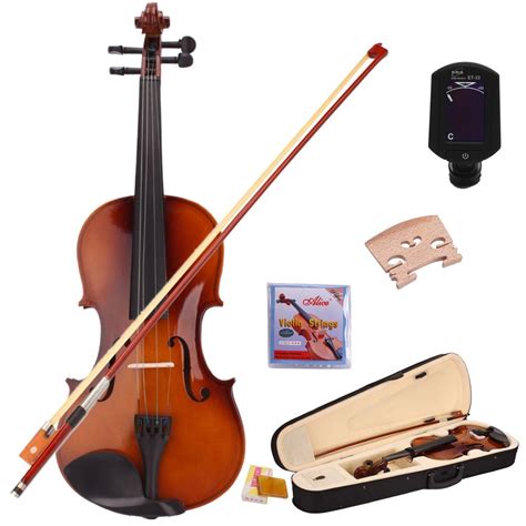 Crescent 4/4 Full Size Student Violin Starter Kit (Includes CrescentTM ...
