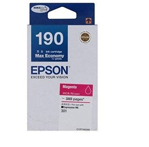 Epson 190 Magenta Ink Cartridge (T190) : Amazon.in: Computers & Accessories