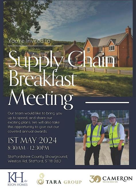 Keon & Cameron Supplier Morning, Stafford Showground Ltd, 1 May 2024 ...