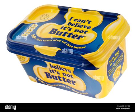 Tub of I Can't believe it's Not Butter Stock Photo - Alamy