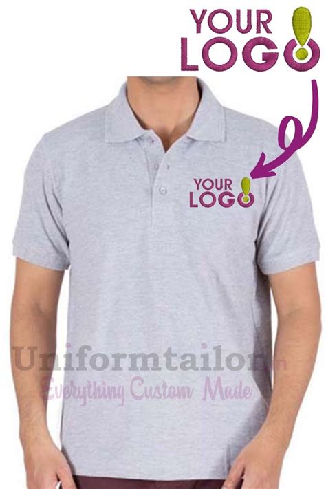 Buy Embroidered Polo Cotton T-Shirt | Uniform Tailor