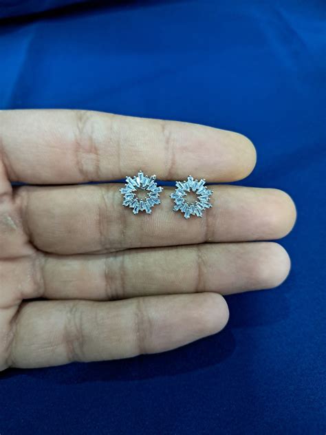Swarovski crystal 925 silver earrings – MansiL