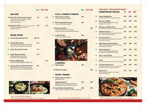 Menu at Pizza Cafe (ABC Farms), Pune, Salunke Vihar Rd