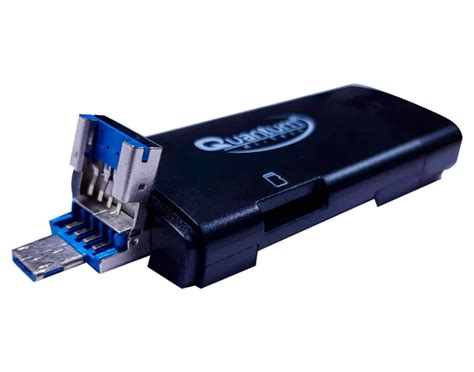 Quantum: QHM6570 3 in 1 SD Card Reader | USB Type C, USB 3.0 and Micro