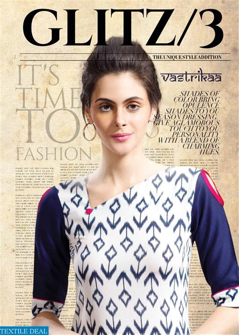 vastrika glitz vol-3 Wholesale printed Ready made kurtis - textiledeal.in