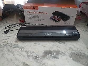 SToK (ST-LA3) 12-Inch Dual Mode Lamination Machine for Home, Office ...