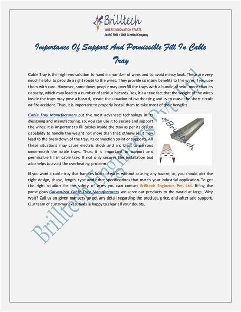 Image result for Cable Tray Fill