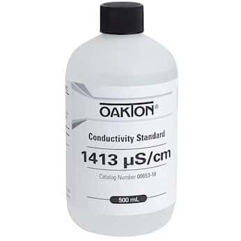 Oakton Conductivity and TDS Standard, 1413 µS; 500 mL from Cole-Parmer ...