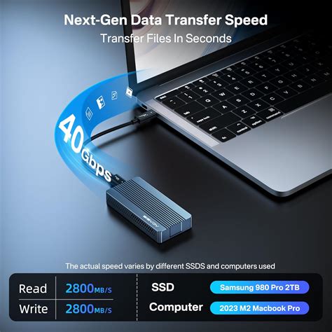 FREEGENE ACASIS 40Gbps M.2 NVMe SSD Enclosure, with Cooling India | Ubuy