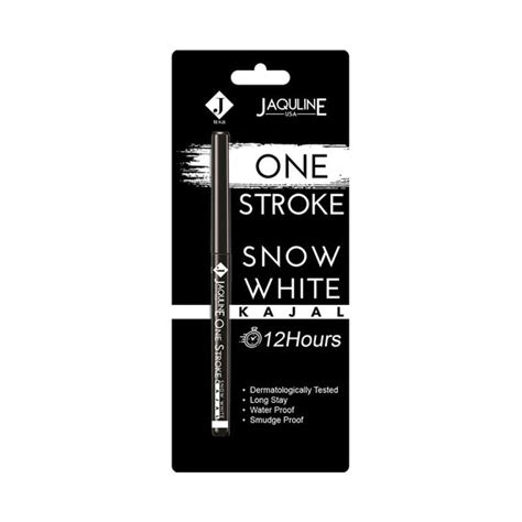 Jaquline USA One Stroke Kajal Snow White : Matte Finish