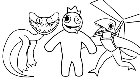 Roblox Rainbow Friends Chapter 2 Coloring Pages