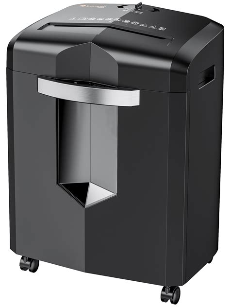 Bonsaii 12-Sheet Micro Cut Paper Shredder Heavy Duty Shredder with 4.1 ...