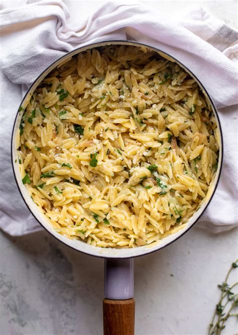 Parmesan Orzo - Parmesan Orzo Side Dish Recipe