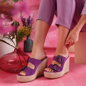 Buy Wedge Heels For Women Online - Wedge Heels - SaintG#N#– SaintG India