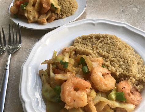 Shrimp and Cabbage Stir Fry