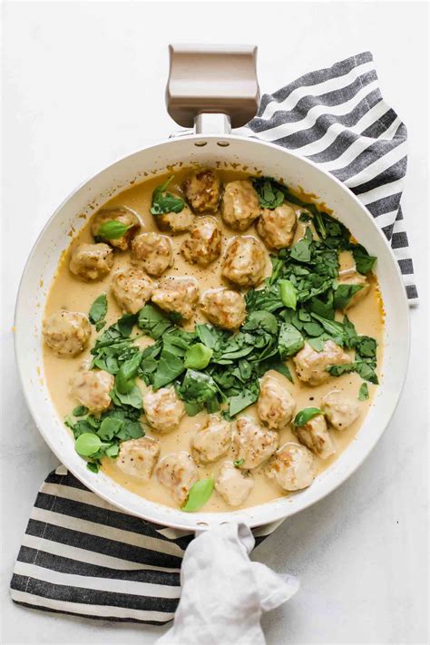 Healthy Turkey Swedish Meatballs - Jar Of Lemons