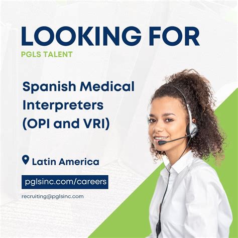 PGLS Talent on LinkedIn: 📢 We are looking for freelance Spanish medical ...