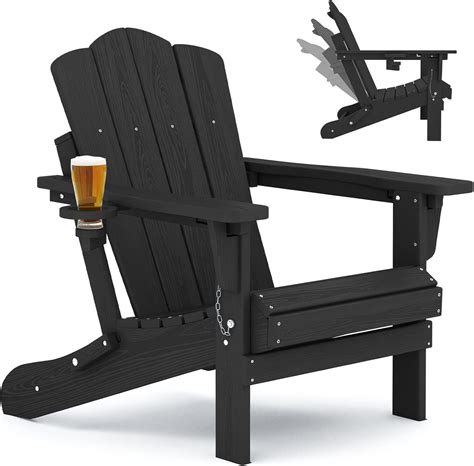 KINGYES Folding Adjustable Adirondack Chair with Cup India | Ubuy