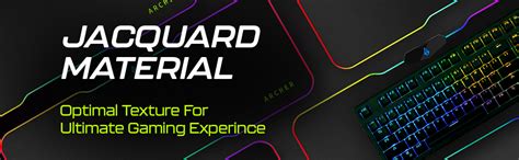 Archer Tech Lab Quiver 400 Gaming Mousepad, 16 RGB Strip Design, Touch ...