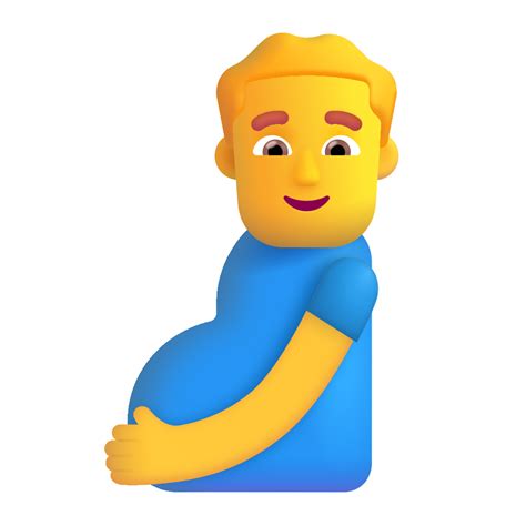 🫃 Pregnant Man Emoji: Meaning & Usage