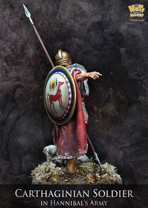 Buy Carthaginian Soldier in Hannibal Army 75mm Painted Toy Soldier Pre ...
