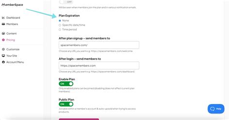 Plan Expiration - MemberSpace Help Docs