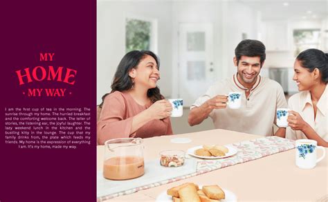 Larah by BOROSIL Bouquet Opalware Mug | Set of 6 Tea/Coffee Mugs, 100 ...