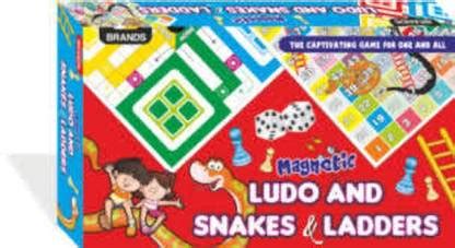 Kamy Traders 2 in 1 Magnetic Ludo Game with Snakes & Ladders for Kids ...